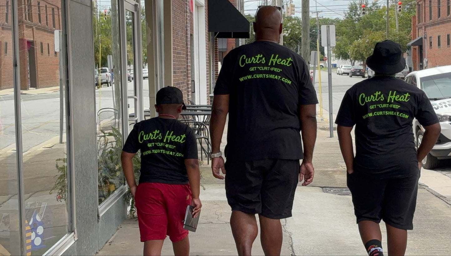 Curt's Heat Brand Ambassador short sleeve black tee
